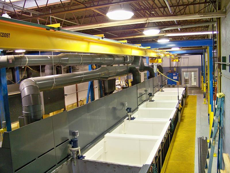 Titanium Blue Etch Line